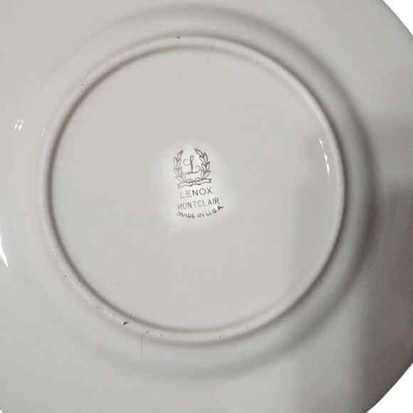 Lenox Montclair China Platinum Ivory Dishes 3 Bread & Butter Plates 6.5 Inch - Picture 5 of 7